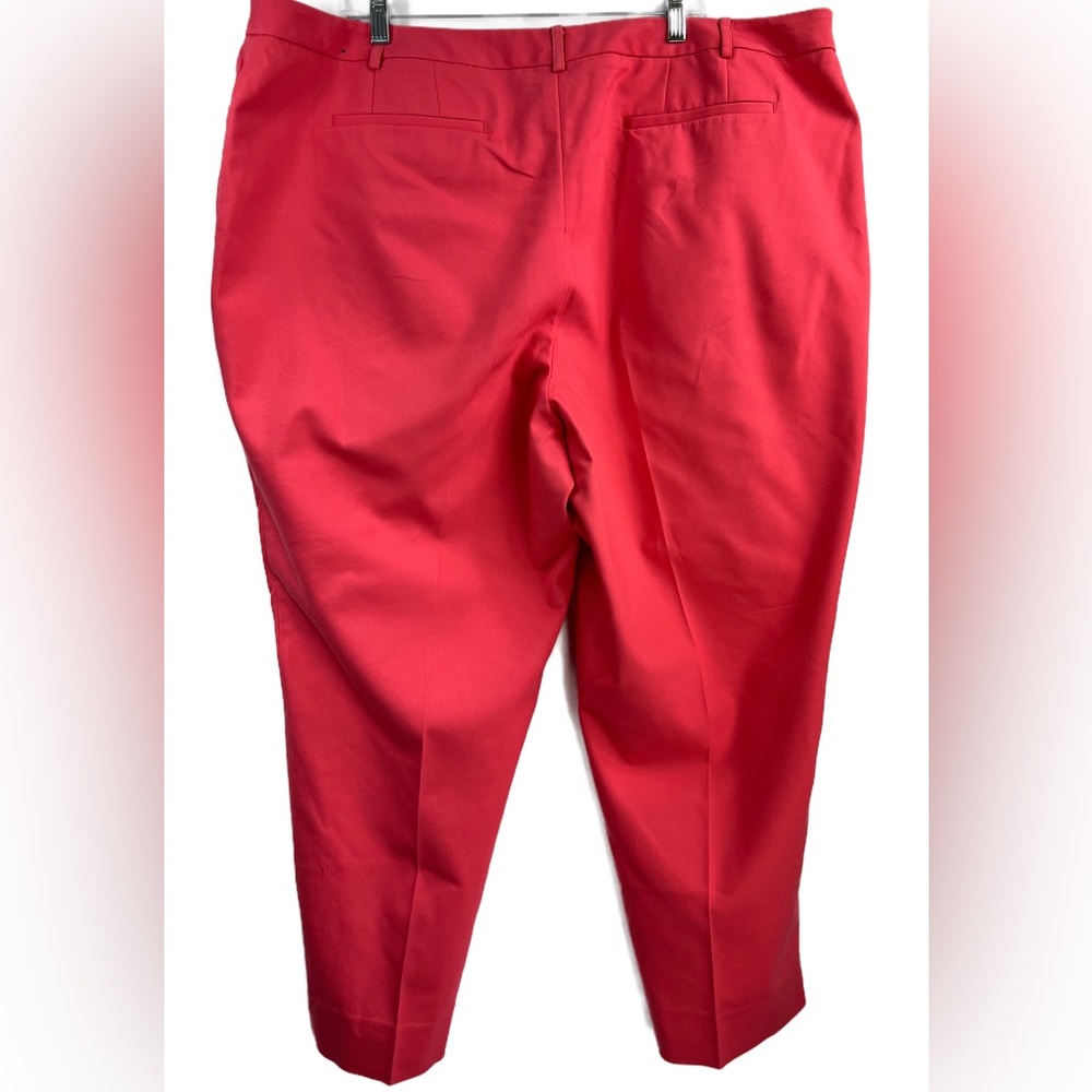 Lane Bryant Women's Plus Coral Ankle Pants Size 26 - Picture 3 of 10